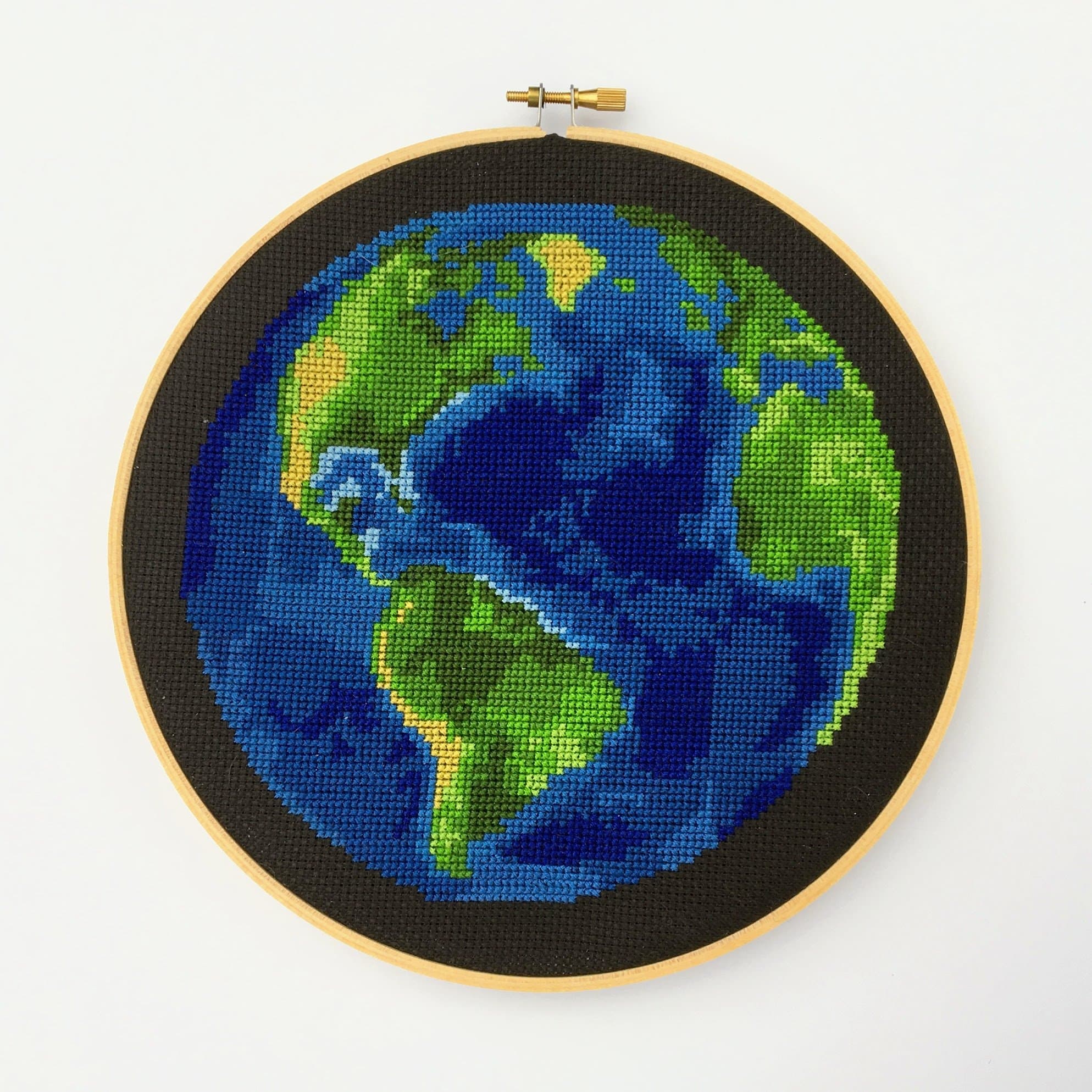 Earth Counted Cross Stitch Kit DIY