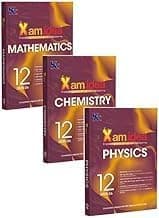 Xam idea Class 12 Mathematics, Chemistry and Physics Study Books for, Set of 3
