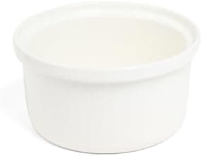 Otantik Home Jiwar Chafer with Porcelain Bowl, Stainless Steel Base, Water Bowl for Even Heat, Glass Lid with Hanger, Powered Buffet Warmer for Catering (Mint Blue & Silver, 2.5 Liters)