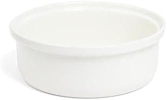 Otantik Home Jiwar Chafer with Porcelain Bowl, Stainless Steel Base, Water Bowl for Even Heat, Glass Lid with Hanger, Powered Buffet Warmer for Catering (Haze Blue & Silver, 6 Liters)