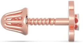 Malabar Gold & Diamonds 18k Real Gold & Diamond Earrings for Women & Girls | 18kt Gold & Diamond Studs for Birthday, Wedding & Festive Gift | 18k BIS Hallmark Gold & IGI Certified Diamond Earrings