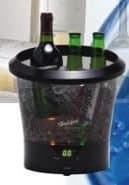 ILLUMINATED / LIGHTED BEVERAGE PARTY COOLER (OPERATES ON BOTH ELECTRIC ADAPTER & BATTERY FOR OUT DOOR USE)