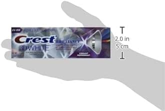 Crest 3D White Brilliance Toothpaste, Vibrant Peppermint, 3.9 Oz (Pack of 3)