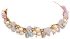 SPARKLING Floral Kundan Studded mathapatti Sheesh Patti Hairband - Traditional Golden Headpiece for Women and Girls jewellery