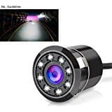 Backup Camera Tiker 8 Led Car Rear View,Night Vision HD 170° Wide View Angle Waterproof， Parking and Reverse Assist No Guideline