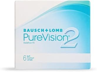 Bausch & Lomb Purevision2 Contact Lens - Spherical | Monthly Disposable | Silicone Hydrogel Material | (-10.5, Pack of 6)