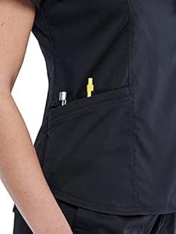 Cherokee womens Mock Wrap Top Mock Wrap Top (pack of 1)