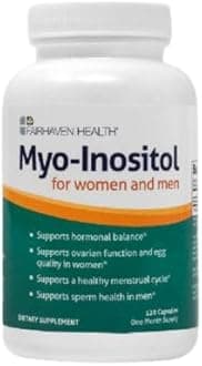Myo-Inositol Health Capsules for Men and Women for Hormonal Balance (120 Capsules) New pack