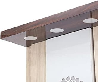 Wooden Temple White LED Light for Home and Office|Home Temple|Puja Mandir|Wall Hanging & Table Top Home Mandir (16X10X8)