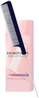 Shinefinity Zero Lift Glaze 06/43 Dark Blonde Red Gold Demi-Permanent Hair Color 2oz and M Hair Designs Tail Comb (Bundle)