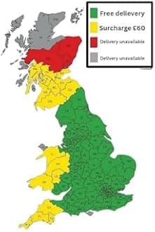 INTERWOOD LONDON Four Door Modern Wardrobe for Bedroom/Home Office with Drawers (WHITE, 171 CM)