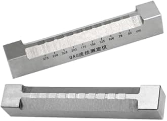 Stainless Steel Paint Leveling Tester, Paint Coating Sag Meter Sagging Paint Scraper, Test Range 50-275um; 250-475um; 450-675um, 650-875um, 850-1075um, for Paint Coating Sag Meter Sagging