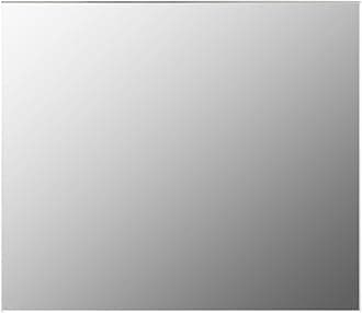 vidaXL Frameless Mirror Perspex Bathroom Living Room Wall Mounted Mirror Sheet Contemporary Makeup Studio Decal Stickers 70x50cm Glass