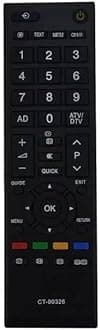 Toshiba Replacement TV Remote Control CT90326 3D SMart LED TV CT-90326 3D SMART CT-90380 CT-90386 CT-90336 CT-90351 no setup needed