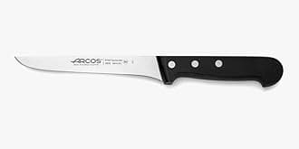 Boning Knife 6 Inch Nitrum Stainless Steel and 160 mm blade. Professional Butcher Knife to Slice Bones from Meat. Ergonomic Polypropylene Handle. Series Universal. Color Black