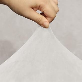 Velvet Office Chair Slipcover with Arms, Cover for Vanity, Modern Office Computer Chair Protector, Stretch Wingback Dining Chair Cover Protector for Home, Kitchen, Living Room