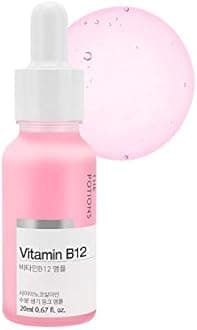 The Potions Vitamin B12 Facial Ampoule l Revitalize Uneven Skin Tone, Collagen Booster, Elasticity l Korean Skincare, Cruelty-free, Hypoallergenic - 20ml