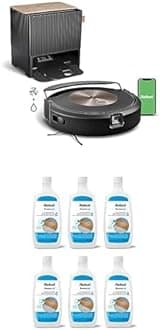 Bundle of iRobot Roomba Combo j9+ Self-Emptying & Auto-Fill Robot Vacuum & Mop+ Authentic 6-Pack Hard Floor Cleaner Concentrate Solution