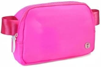 Belt Bag For Women Girls Kids Fanny Pack Fashionable Waist Packs Crossbody Bag With Adjustable Strap Waterproof Hot Pink