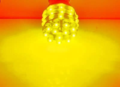 One Pair 1157 Amber 39 LED Light(2 bulbs) ba15d /12V Turn Signal Light, Corner Light, Stop Light, Parking Light, Side Marker Light, Tail Light, and Backup Lights