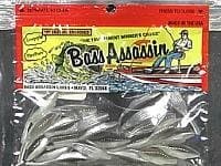 Bass Assassin Tiny Shad 1.5" Pin tail plastic lure ideal for drop shot and micro jigs Black Shad