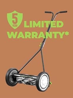 Earthwise 1715-16EWG 7 Blade 16 Inch Spindle Mower with Catch Basket