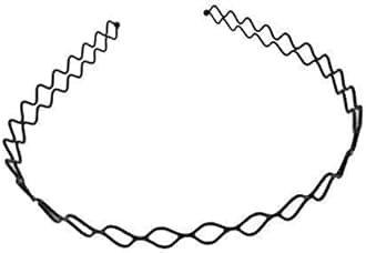 Fat-catz-copy-catz Fashion Girls Ladies Hair Accessories, Metal Headband Spiral Wavy (criss-cross metal headband)