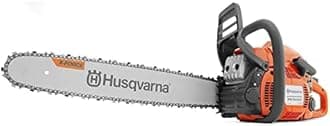 Husqvarna 450 Rancher 20 Inch Gas Chainsaw, 50.2-cc 3.2-HP, 2-Cycle X-Torq Engine, for Tree Pruning, Yard Cleanups and Firewood Cutting, 970613120