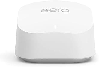 – Amazon eero 6+ mesh Wi-Fi router | 1.0 Gbps Ethernet | Coverage up to 140 m2 | Connect 75+ devices | 1-Pack | 2022 release