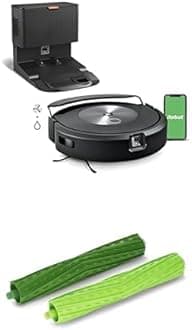 Bundle of iRobot Roomba Combo j7+ Self-Emptying Robot Vacuum & Mop -Automatically Vacuums and Mops, Fully Retractable Mop pad, Identifies&Avoids Obstacles, Alexa, Ideal for Pets w/Authentic Extractors
