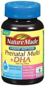 Nature Made Prenatal Multi DHA Tablets, 60 Count