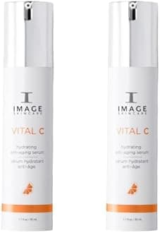 IMAGE Skincare, VITAL C Hydrating Serum, with Potent Vitamin C to Brighten, Tone and Smooth Appearance of Wrinkles, 1.7 Fl Oz (Pack of 2)