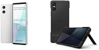 SonyXperia 10 VI Platinum + Black Case