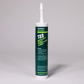 RTV 732 Multipurpose Food Grade Silicone Sealant - Mil Spec, General Purpose, DIY - Clear, 300ml