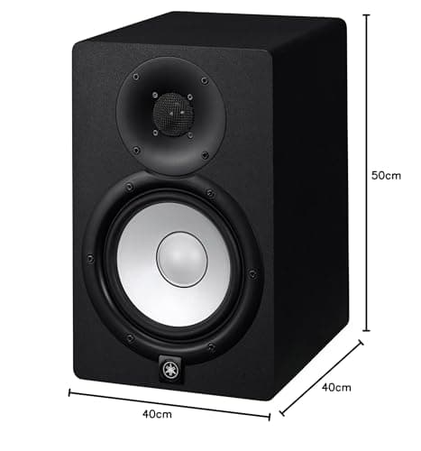 Yamaha HS8 (Pair) Powered Studio Monitors, Ideal for Home Studios and Professional Recording Studios