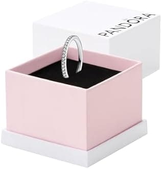 PANDORA 192999C01 Women's Ring Silver Sparkling Band