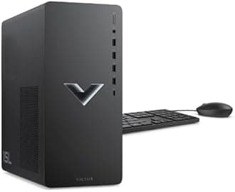Victus 15L Gaming Desktop PC, AMD Ryzen 5 5600G, AMD RX6400, 8GB RAM, 512GB SSD, Mica Silver, Windows 11 Home, TG02-0013w