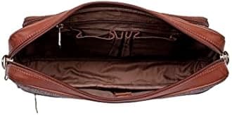 ZOUK Printed Unisex laptop messenger bag for work