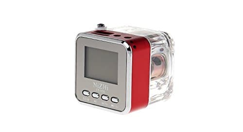 TT-028 LED DISPLAY MINI SPEAKER USB FM SD FOR IPHONE IPAD IPOD MP3 PC TT-028 RED