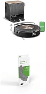 Bundle of iRobot Roomba Combo j9+ w/iRobot Roomba Authentic Replacement Parts Microfiber Mopping Pad, 2-Pack