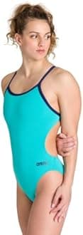 Arena Women's Solid Challenge Back One Piece Swimsuit One Piece Swimsuit