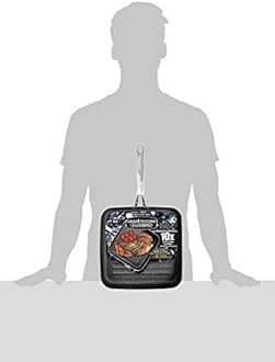 GRANITESTONE 2594 Grill Pan 10.25" Nonstick Stovetop Cookware PFOA Free Oven-Safe, Dish Washwasher safe As Seen On TV