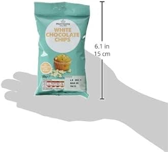 Morrisons White Chocolate Chips, 100 g, Pack of 9