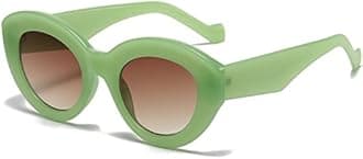 AIEYEZO Oversized Cat Eye Sunglasses for Women Cute Oval Thick Frame Cateye Sun Glasses Chic Retro Style Shades