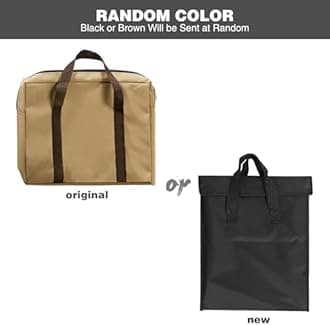 REDCAMP Folding Campfire Grill 304 Stainless Steel Grate, Heavy Duty Portable Camping Grill with Legs Carrying Bag, Large