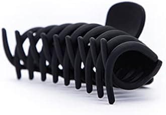 Kitsch Eco-Friendly Oversized Claw Clip, Large Hair Clip, Jumbo Clip, Hair Accesories, 1 count (Black)