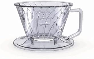Hario Pegasus Flat Bottom Dripper, Size 01, Clear