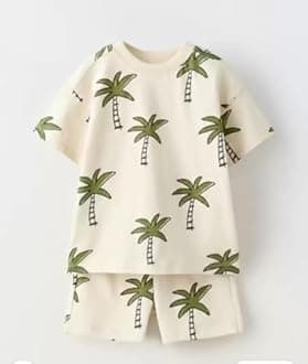 Shree Shyam Kids Clothes for Boys | Cotton Printed T shirt and Shorts Summer Dress for Baby Boys