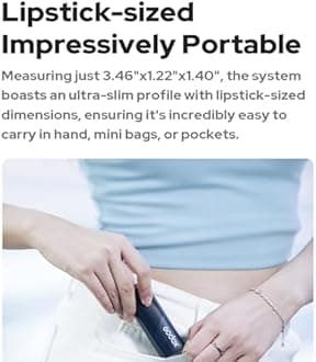 Godox Cube-SL kit2 2.4G Wireless Lavalier Microphone for iPhone 14/13/12,Lightning Mini Lapel Microphone Wireless,Hi-Fi Audio,1000FT Range,Noise Cancellation,30H Battery for Streaming Video Recording