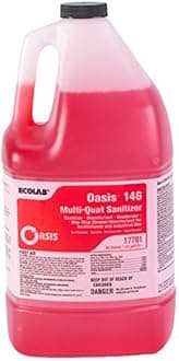Ecolab 6117781 Oasis 146 Multi-Quat SANITIZER Disinfectant Deodorizer Cleaner - One (1) Gallon/Bottle per Order